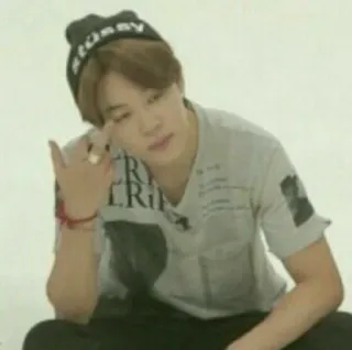 😒 db53e02b Pessoa, Coreano, Celebridade, Retrato, Sentado telegram sticker