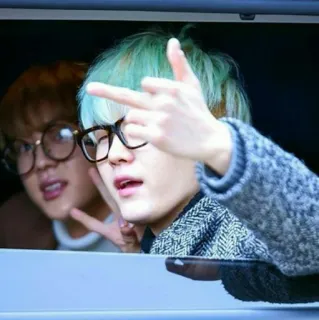 🖕 f7b0f4cd dito medio, offensivo, gesto, ritratto, kpop telegram sticker