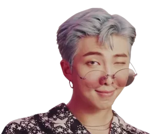 😉 23f7cc9f RM K-Pop, BTS, penyanyi, musisi, idola telegram sticker