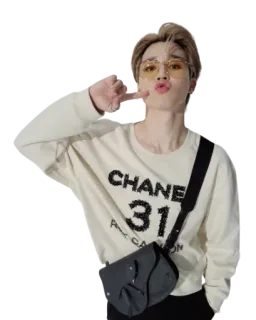 😘 b4c9d370 CHANE orang, kacamata hitam, selebriti, mode, kasual telegram sticker