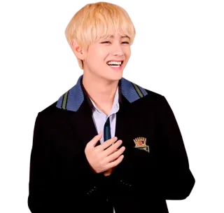 🤣 cc9e8eb0 V kpop, idol, penyanyi, bts, v, kim taehyung telegram sticker
