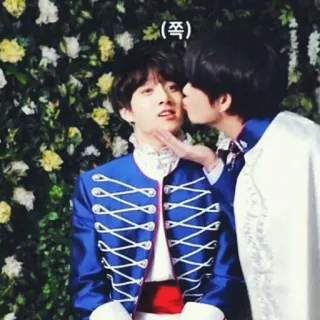 😘 b2ca78cc  (쪽) キス, 頬, 関係, 愛情, カップル telegram sticker