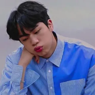 🍁 43bdd351 Jin kpop, chanteur, musique, homme, célébrité telegram sticker