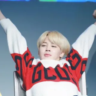 🐾 81a216e1 Jimin K-pop, BTS, chanteur, idole, célébrité telegram sticker