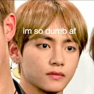 🔥 47f52cc4 im so dumb af Meme, Grappig, Uitdrukking, Portret telegram sticker