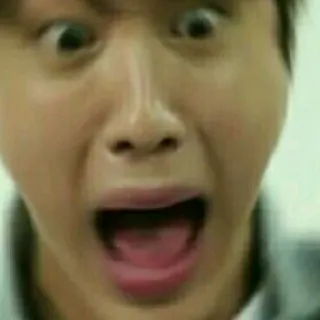 🍼 54c5cb07 震惊, 害怕, 表情, 表情包, 反应, 脸, 情感 telegram sticker