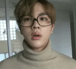 💭 ddfdf354 pria, kacamata, turtle neck, potret, orang telegram sticker