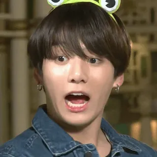 💭 e9a9e49d Jeon Jungkook kpop, bts, jungkook, bando katak telegram sticker