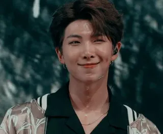 🍃 7c6bc90a RM RM, BTS, K-pop, 韩国流行音乐, 歌手, 队长 telegram sticker