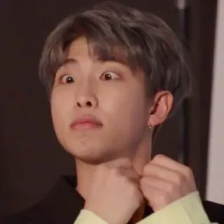 🙄 3a3b6ce8 RM RM, BTS, K-Pop, Meme, muka lucu, Idola telegram sticker