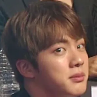 😶 4da1d21b Jin Jin, BTS, K-pop, penyanyi, idola, selebriti telegram sticker