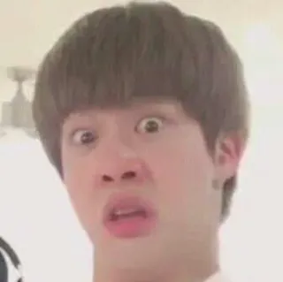 😲 d807db2d meme, muka lucu, Kpop, reaksi, konyol telegram sticker