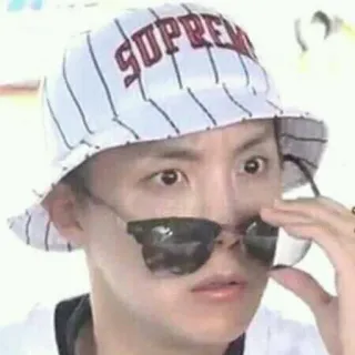 😠 e7427701 SUPREME topi, kacamata hitam, orang, mode, aksesoris, Supreme, gaya telegram sticker