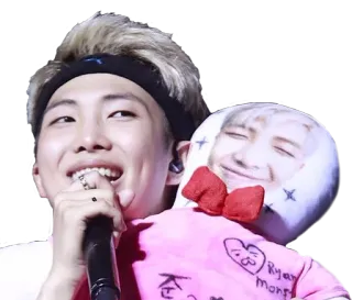 😊 9e10ca01 Ryan Mon RM, Kpop, BTS, idol, singer, celebrity, entertainment telegram sticker