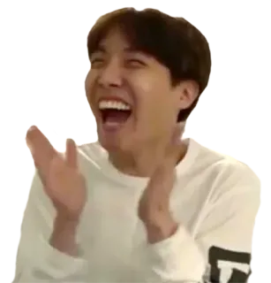 👏 b82b1909 laughing, joy, happiness, excited, expression, person, man telegram sticker