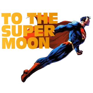 😝 0240864f Superman THE SUPER PERSON Superman, super-herói, DC Comics, banda desenhada, voar, ação telegram sticker