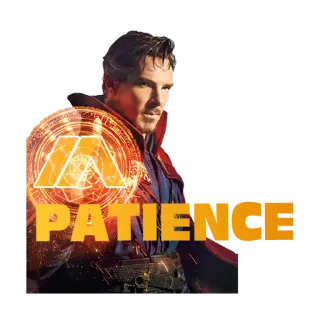😡 1df88af2 Doctor Strange PATIENCE doutor estranho, marvel, paciência telegram sticker