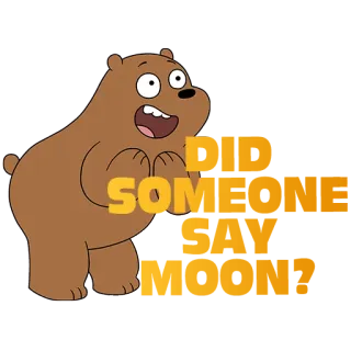 😆 756d47a1 SOM urso, desenho animado, engraçado, adesivo telegram sticker