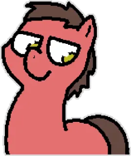 ⚠ 89afec54 ม้าโพนี่, การ์ตูน, สัตว์, ม้า whatsapp sticker