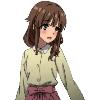 😃 07717fae Anime, Kreskówka, Dziewczyna, Postać, Słodki, Manga telegram sticker