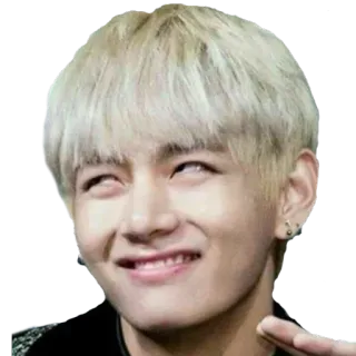 😏 4360d1e5 человек, лицо, знаменитость, k-pop, мем, смешно, выражение, певец whatsapp sticker