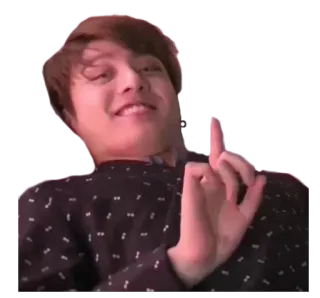 👆 532da908 средний палец, оскорбительный жест, человек, выражение whatsapp sticker