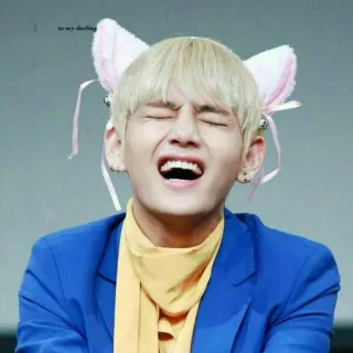 😆 b3069dfa to my darling person, mann, ohren, katzenohren, liebling telegram sticker