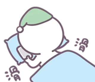 😪 bed1cda7 睡眠, ベッド, 枕, 夜, 漫画, 眠り, 怠惰 telegram sticker