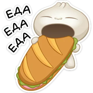 🥖 319f1af4 EAA
EAA
EAA eten, sandwich, eten, cartoon, schattig, snack, brood, kawaii telegram sticker