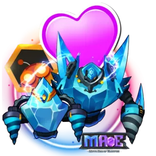 ❤️ 35dfe697 MADE 机器人, 卡通, 爱心, 角色, 可爱 whatsapp sticker