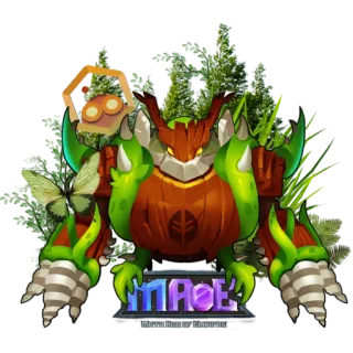 🍃 df190b70 MAGE 法师, 幻想, 森林, 生物, 怪物, 机器人 whatsapp sticker