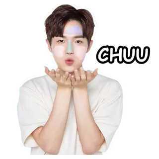 😘 dfa1a692 CHUU корейский, человек, лицо, чу whatsapp sticker