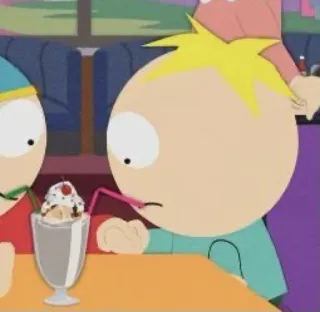 🙁 3b168605 Butters South Park Kreskówka, Butters Stotch, Lody, Postać telegram sticker