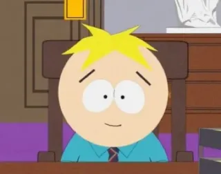 🙂 44ee4c53 Butters Stotch South Park kreskówka, komedia, postać, Butters, Butters Scotch, animowany telegram sticker