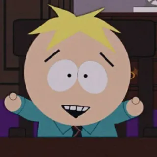 😃 7a67bc13 Butters Stotch South Park kreskówka, Butters, South Park, komedia, postać telegram sticker