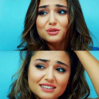 😭 5fe36a9e crying, sad, woman, emotional telegram sticker