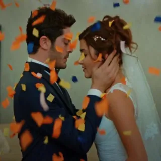 💑 709199d4 wedding, bride, groom, marriage, celebration, love, romance telegram sticker