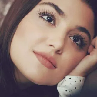 😴 bb2e053e portrait, woman, face, beauty, eyes, person telegram sticker