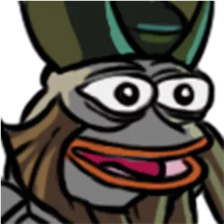 😀 d6e2d7ec 表情包, 佩佩, 青蛙, 网络迷因, 幽默, 卡通 telegram sticker