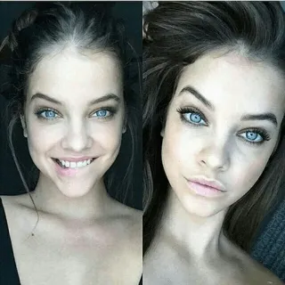 😙 3c1564cd mujer, modelo, retrato, belleza, cara, maquillaje whatsapp sticker