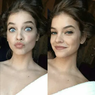 😘 6ffa69e5 mujer, modelo, selfie, retrato, hermosa, cara, persona whatsapp sticker