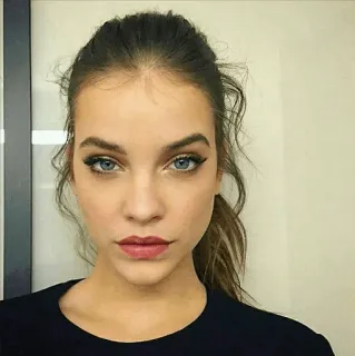 😐 de76e83e mujer, retrato, cara, modelo, belleza, ojos, maquillaje whatsapp sticker