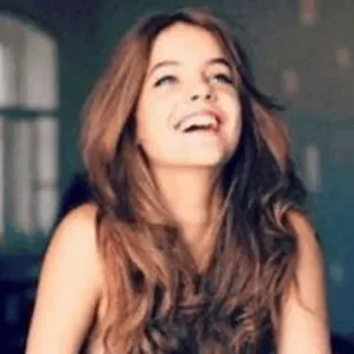 🧠 55e9e2ba 女性, 女の子, 笑顔, ロングヘア, ポートレート, 美人 telegram sticker