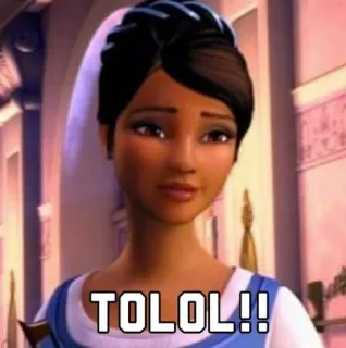 🧘‍♂ 1ce081d6 TOLOL!! 漫画, ミーム, テキスト, Tolol telegram sticker