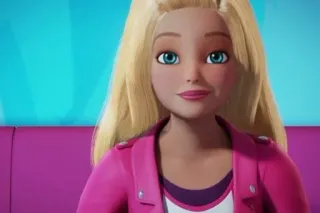 💕 a0583aac Barbie poupée, dessin animé, blonde, fille telegram sticker