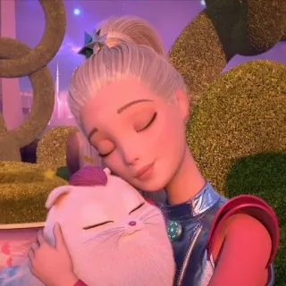 🧚‍♀ d504cf9d Barbie Barbie, Cartoon, Kat, Pop, Fantasy telegram sticker