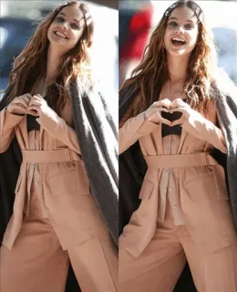 🐾 395e2f64 Barbara Palvin 模特, 时尚, 女性, 心, 姿势, 名人 telegram sticker
