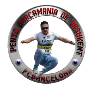 ⚽ 3962e8bf PENYA BARCAMANIA DE TASHKENT FCBARCELONA whatsapp sticker