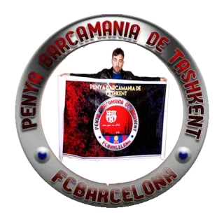 ⚽ 4ded029e PENYA BARCAMANIA DE TASHKENT FCBARCELONA FC Barcelona, club di calcio, calcio, tifoso sportivo whatsapp sticker