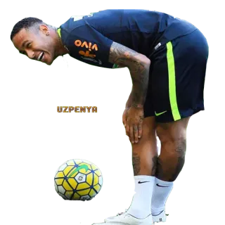 😆 cea87e84 UZPENYA calcio, calcio, sport, giocatore, Neymar, palla, atleta whatsapp sticker